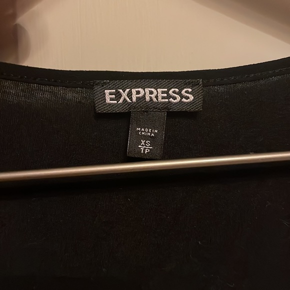 Express Sequin Tank Top Black Silver - Picture 5 of 5